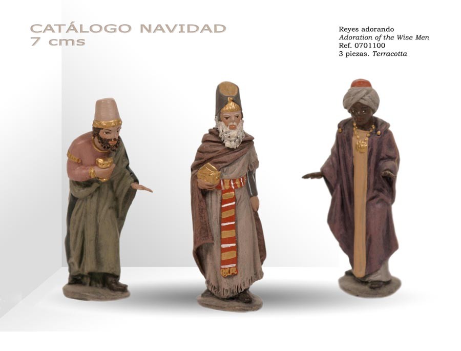 Reyes adorando. 7 cm: imagen 1