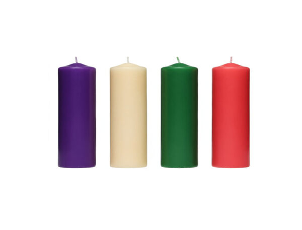 Juego velas de adviento 40x25