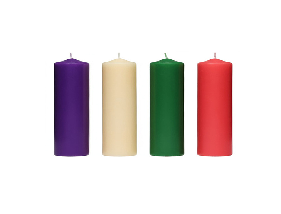 Juego velas de adviento 40x25: imagen 1