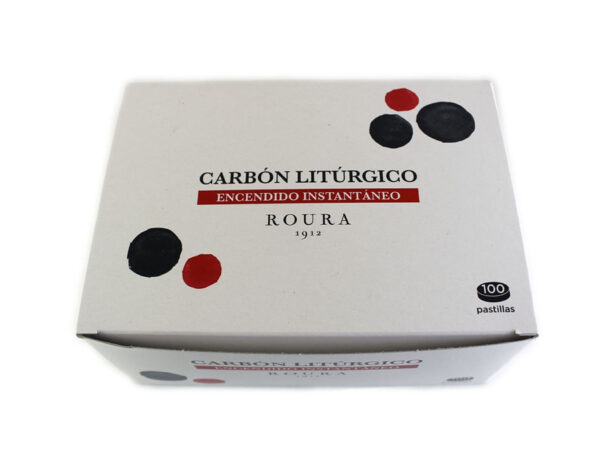 Carbon liturgico ROURA 100 PASTILLAS