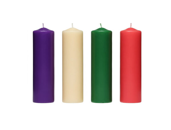 Juego velas de adviento 50x22