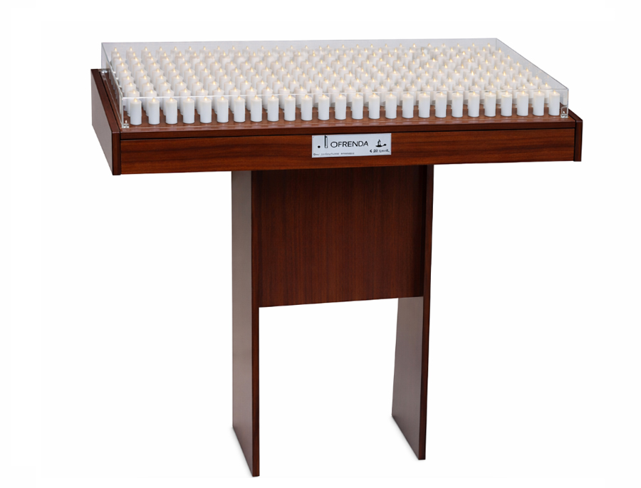 Lampadario madera 215 velas led: imagen 1