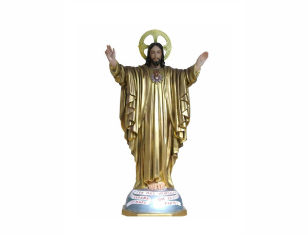 Corazón de Jesús 40 cm Oro 2ª Basílica de la Gran Promesa