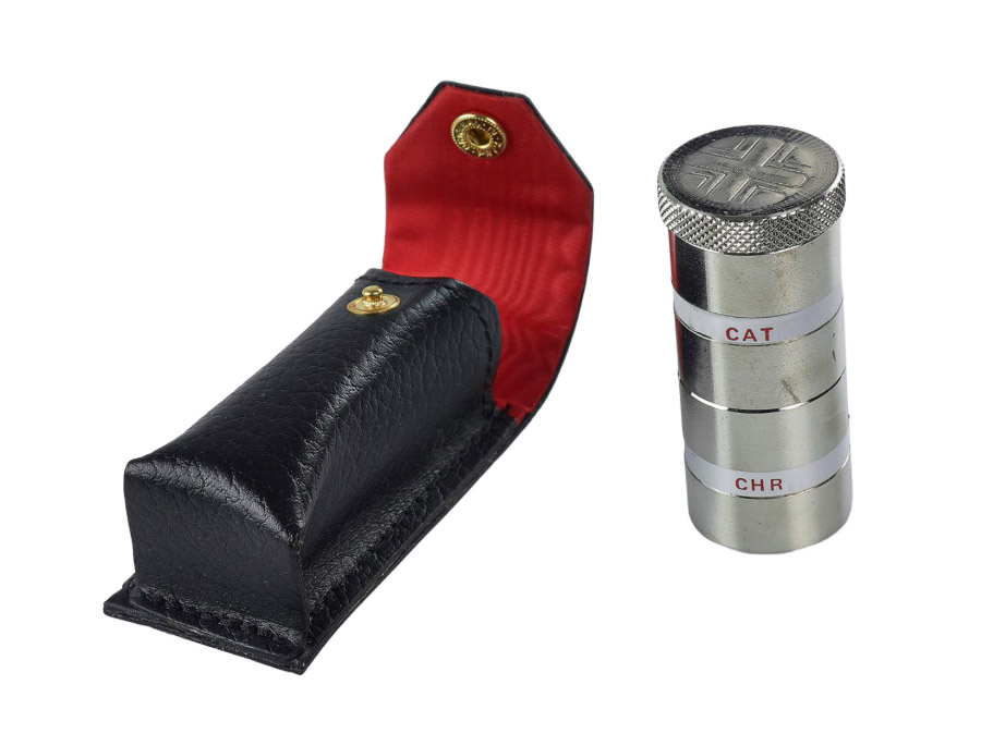 Crismera doble con estuche: imagen 1