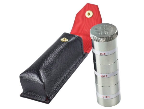 Crismera triple con estuche