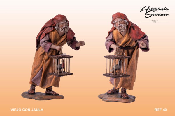 VIEJO CON JAULA