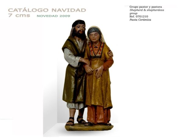 Grupo de pastores. 7 cm