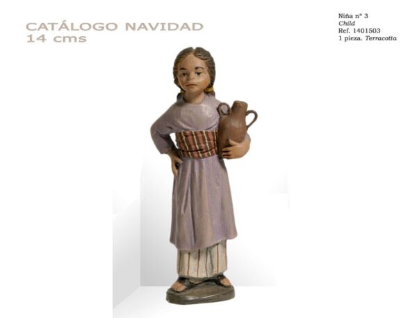 Niña Nº 3. 14 cm