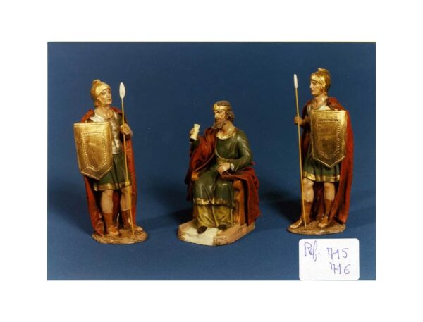 Herodes con soldados 17cm