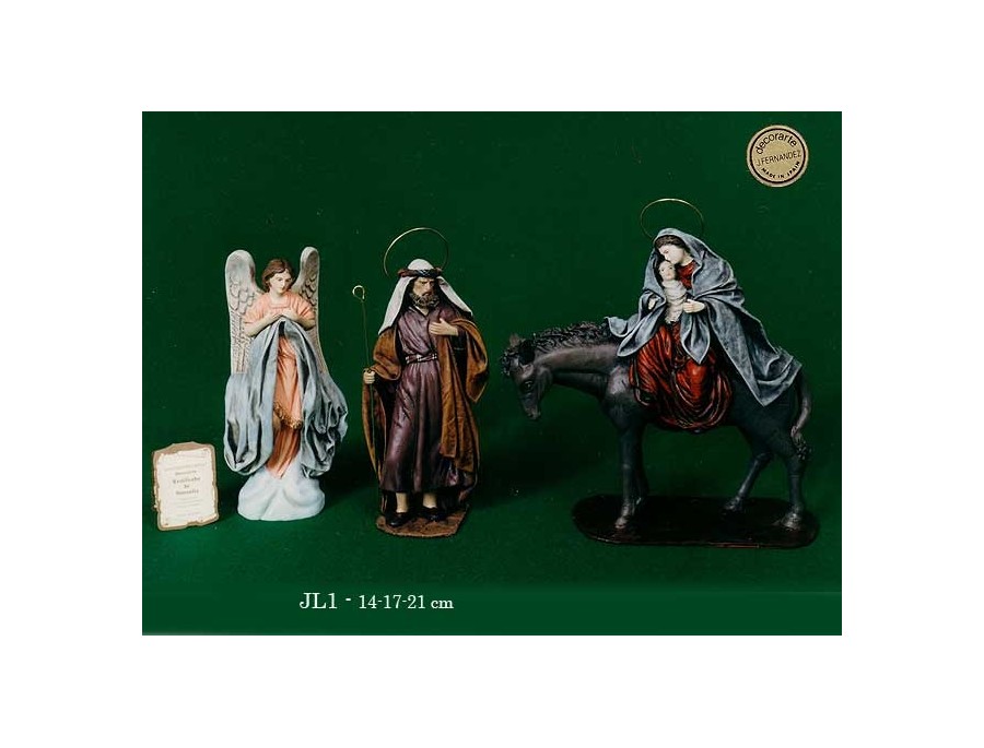 Huída a Egipto 4 figuras. Modelo JL1 en 14 cm.: imagen 1