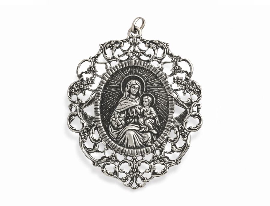 Medalla de Cuna. Virgen del Carmen: imagen 1
