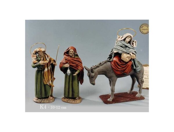 Pidiendo Posada 4 figuras. Modelo K4 en 12 cm.