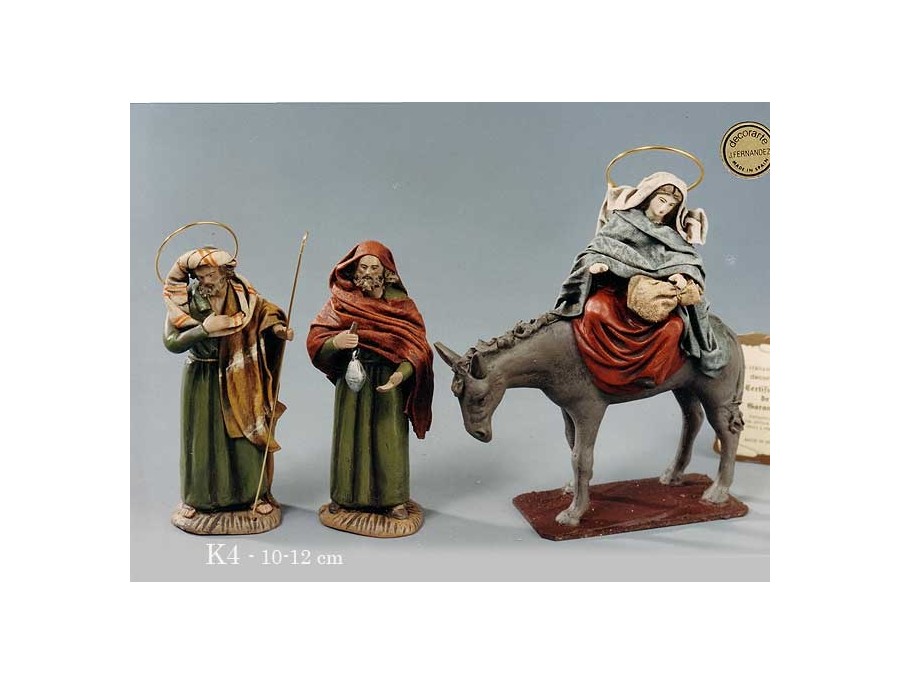Pidiendo Posada 4 figuras. Modelo K4 en 12 cm.: imagen 1