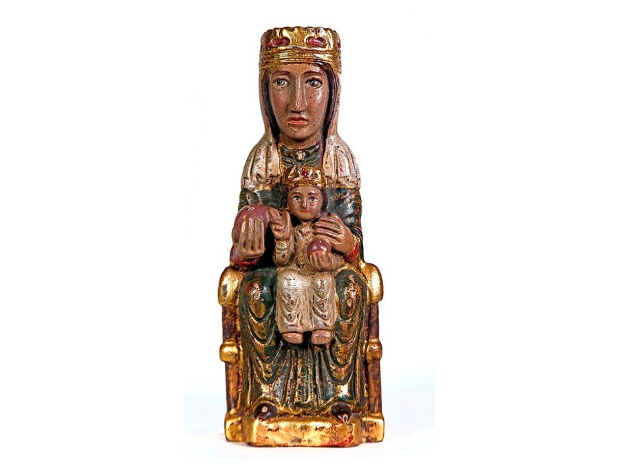 Virgen románica de Huérmeces: imagen 1